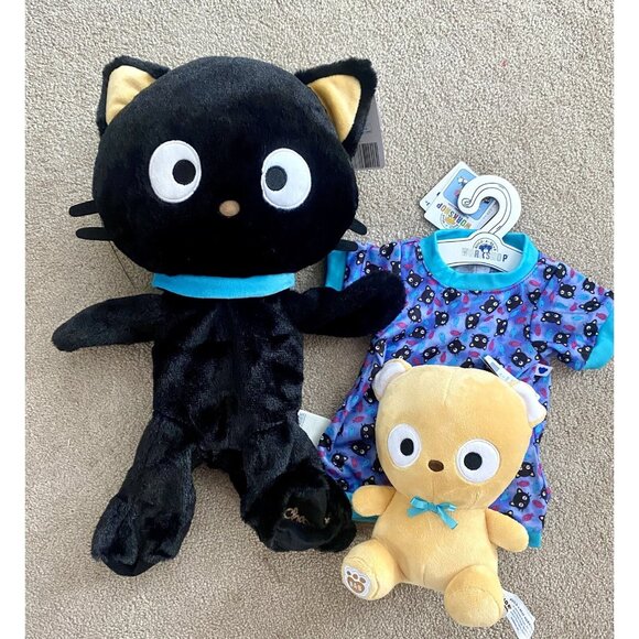 Chococat 2024 Build a Bear & Sleeper & Nutz Buddy Plush ✨ NWT Unstuffed Sanrio - Picture 1 of 5